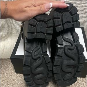snake bottom gucci boots
